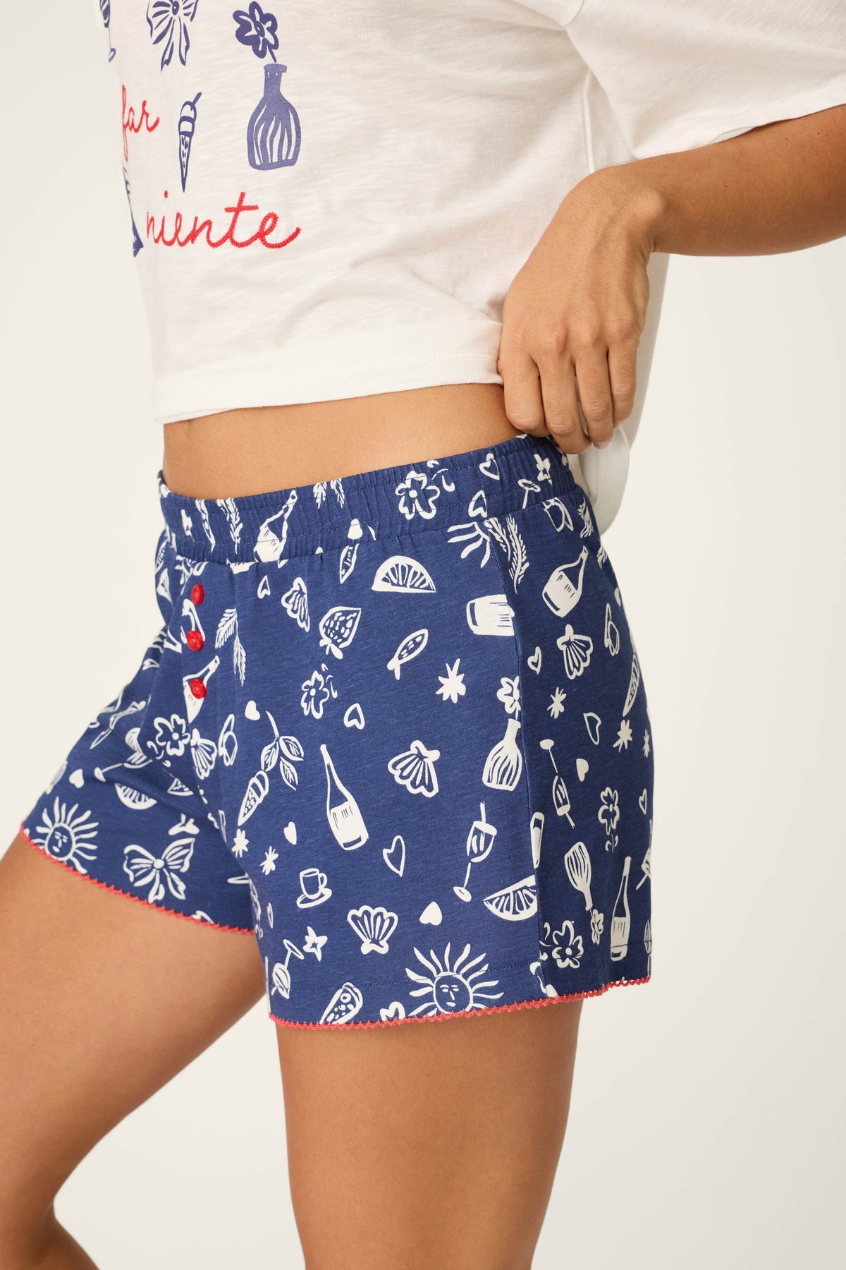Playful Prints Al Fresco Bistro Sleep Shorts