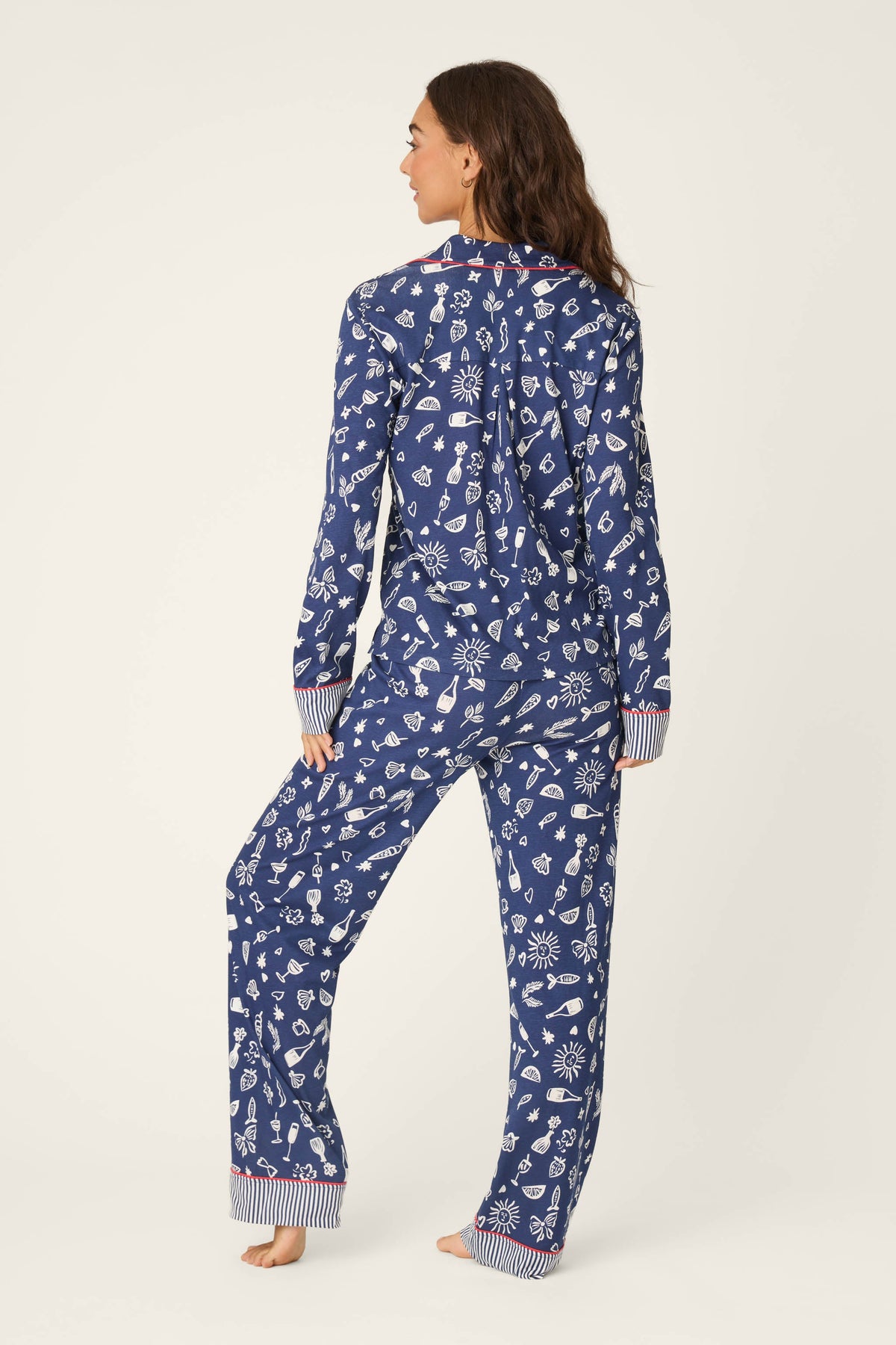 Playful Prints Al Fresco Bistro Long PJ Set