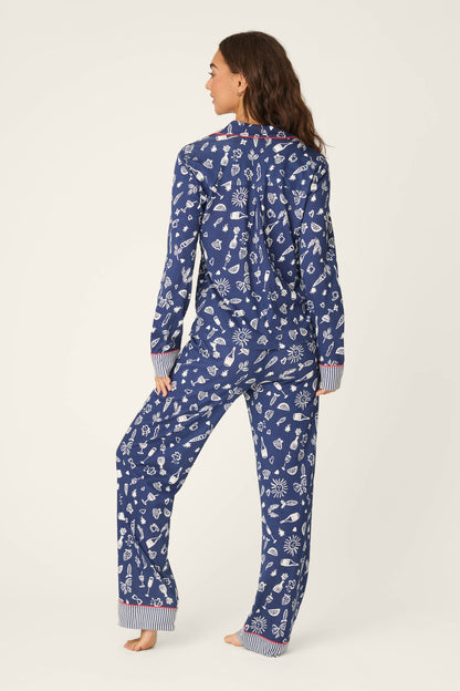 Playful Prints Al Fresco Bistro Long PJ Set