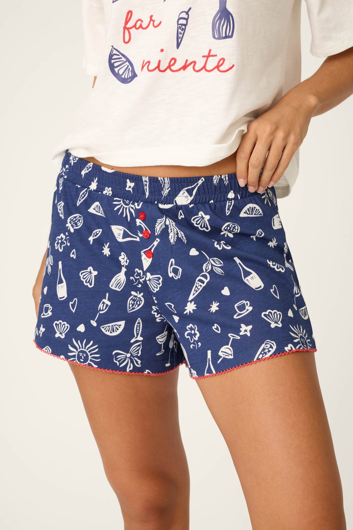 Playful Prints Dolce Far Niente Short PJ Set