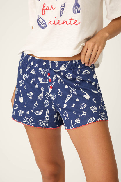Playful Prints Dolce Far Niente Short PJ Set