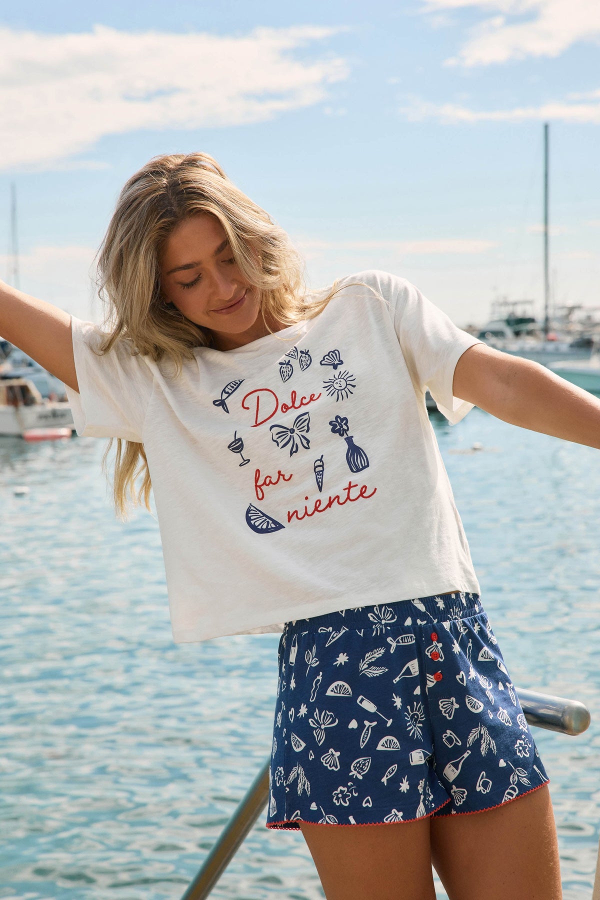 Playful Prints Dolce Far Niente Graphic T-Shirt