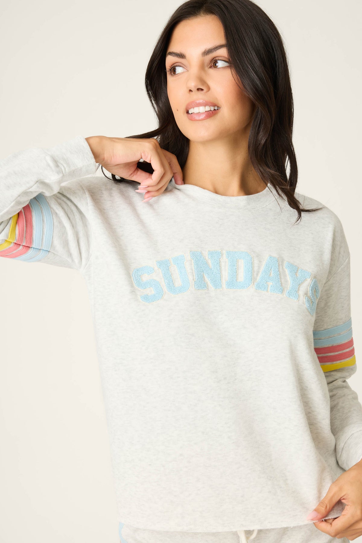 Sunday Funday Boucle "Sundays" Sweatshirt