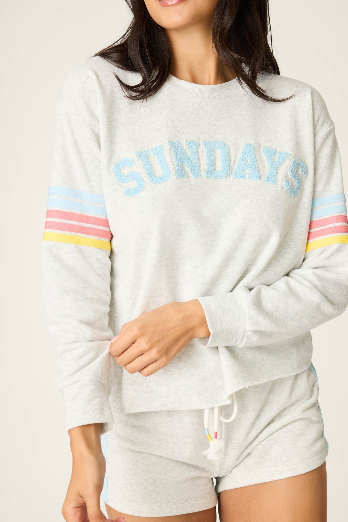 Sunday Funday Boucle "Sundays" Sweatshirt