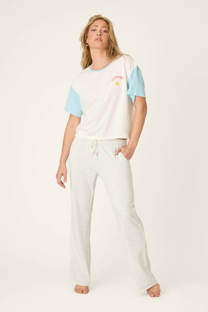 Sunday Funday Open Leg Lounge Pants