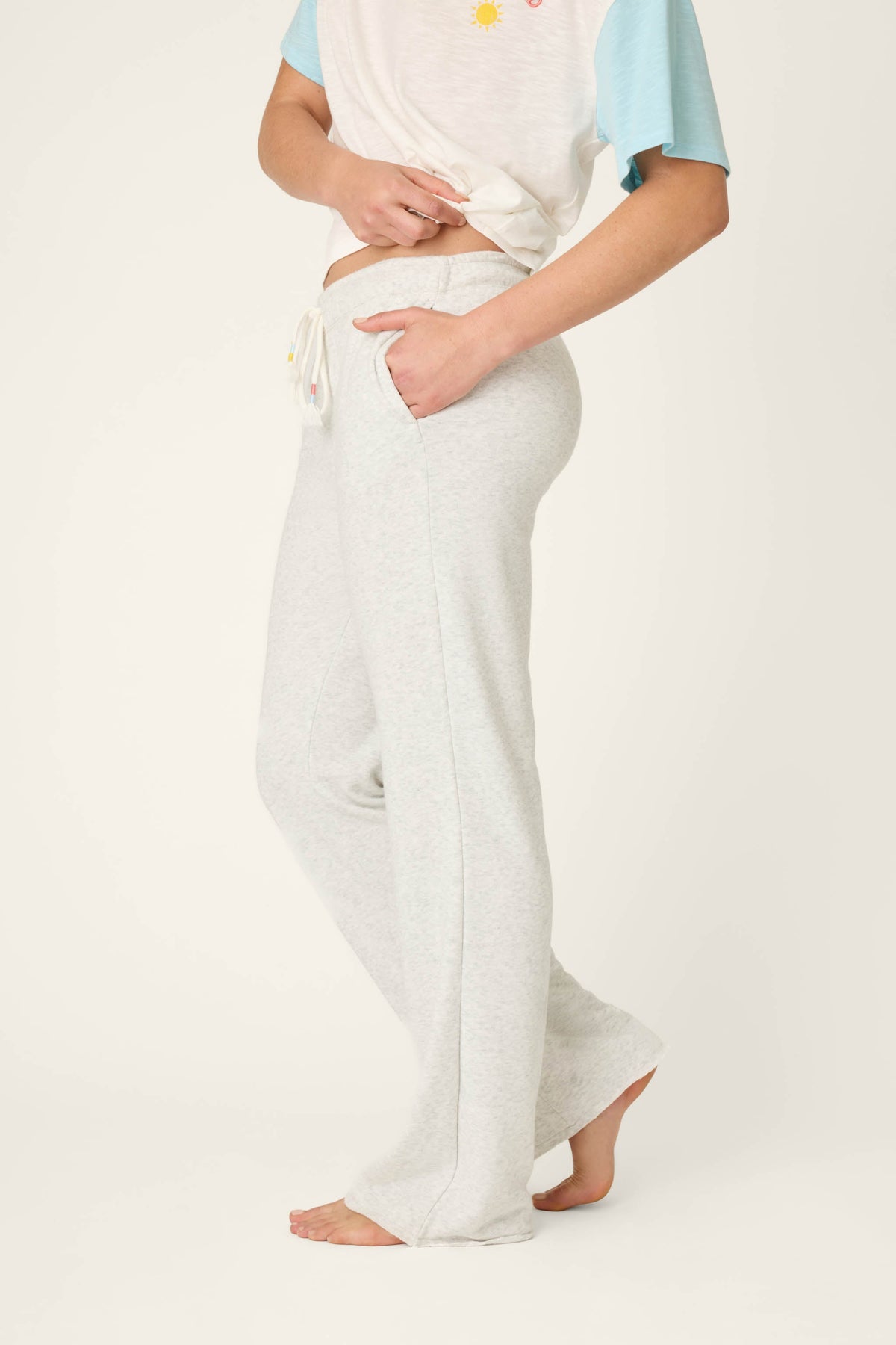 Sunday Funday Open Leg Lounge Pants