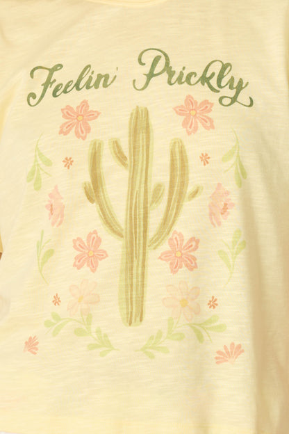 Softee "Feelin' Prickly" Graphic Print Short PJ Set