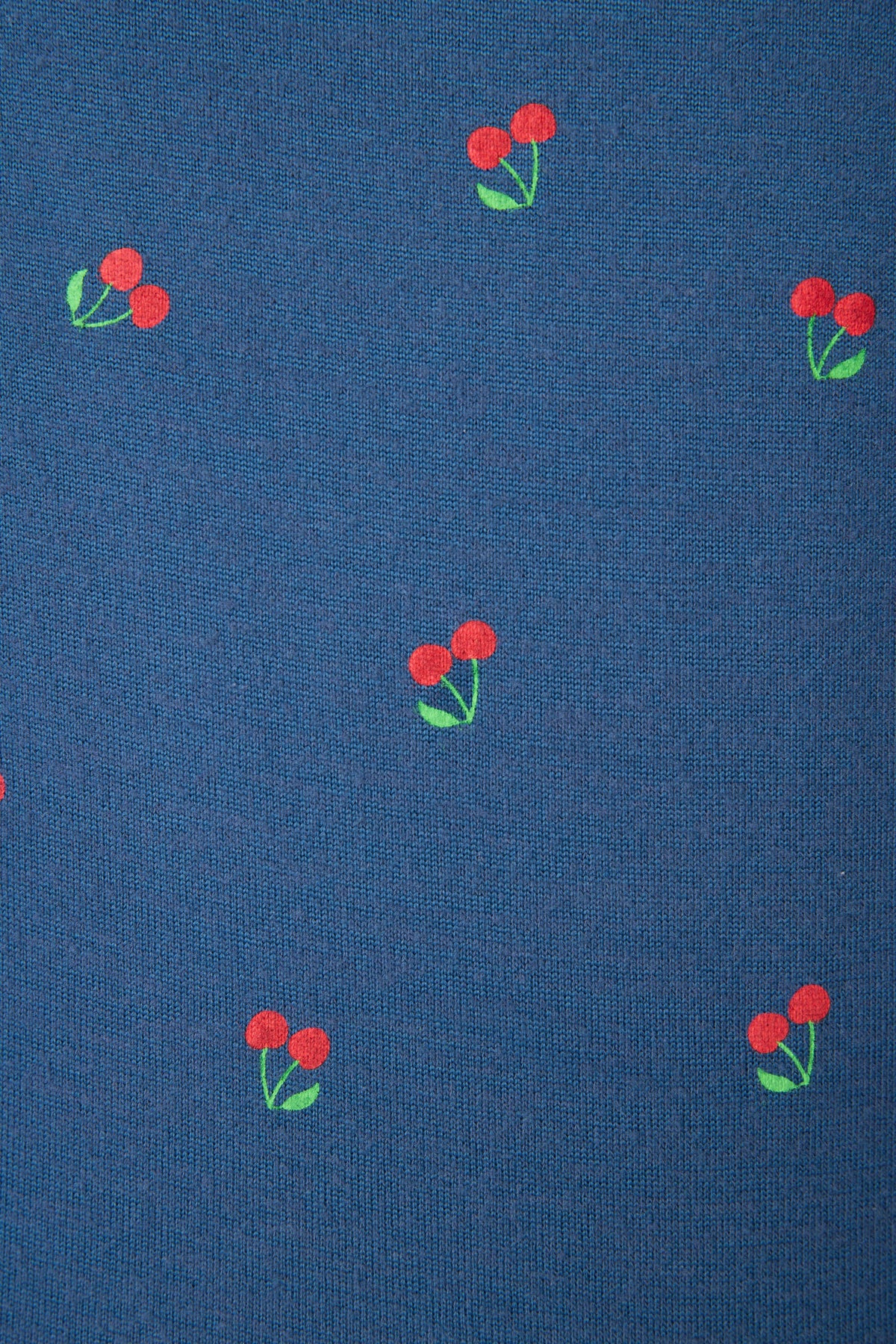 Star Spangled True Navy Cherry Print Banded Pants