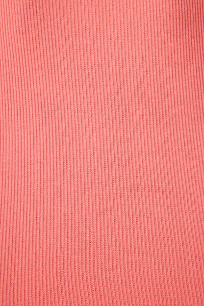 Textured Essentials Sunset Rose Open Leg Pants
