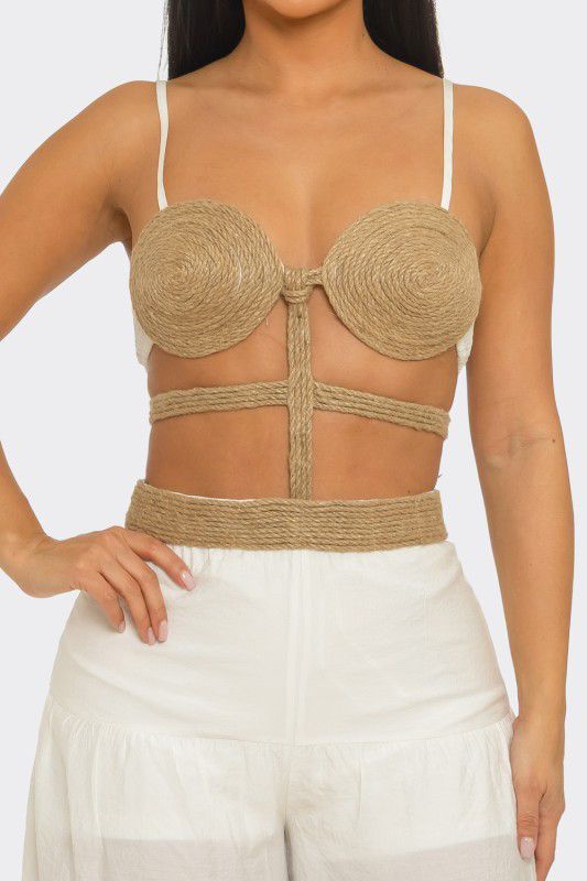 Coastal Goddess Wide-Leg Jumpsuit - Ivory