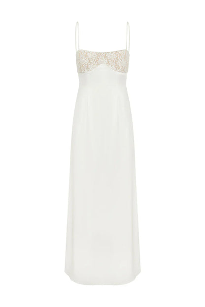 ALLULA MIDI DRESS - IVORY