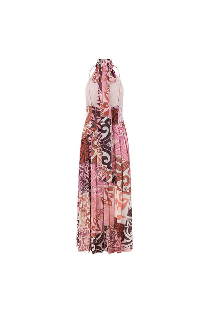 Margot Pleated Dress - Mosaica