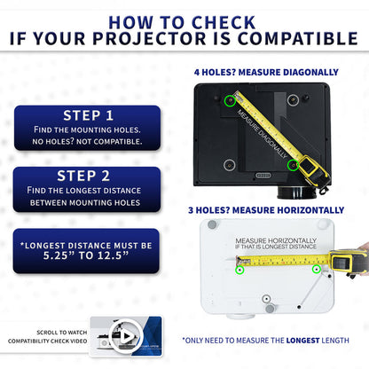 Check mounting hole spacing for compatibility!