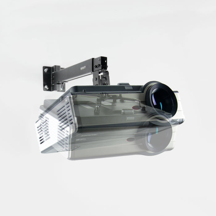 Adjustable and articulate projector mount.