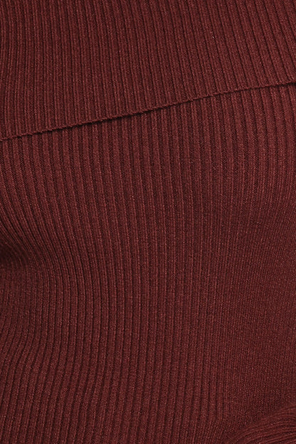 Aleena Knit Top - Chocolate Brown