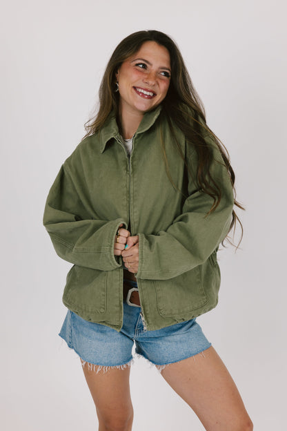Erica Jacket in Olive