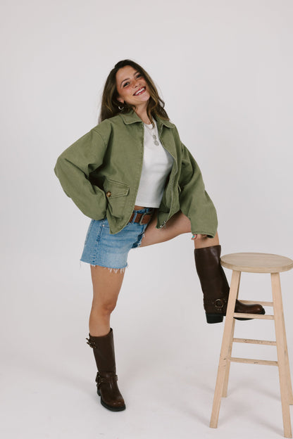 Erica Jacket in Olive