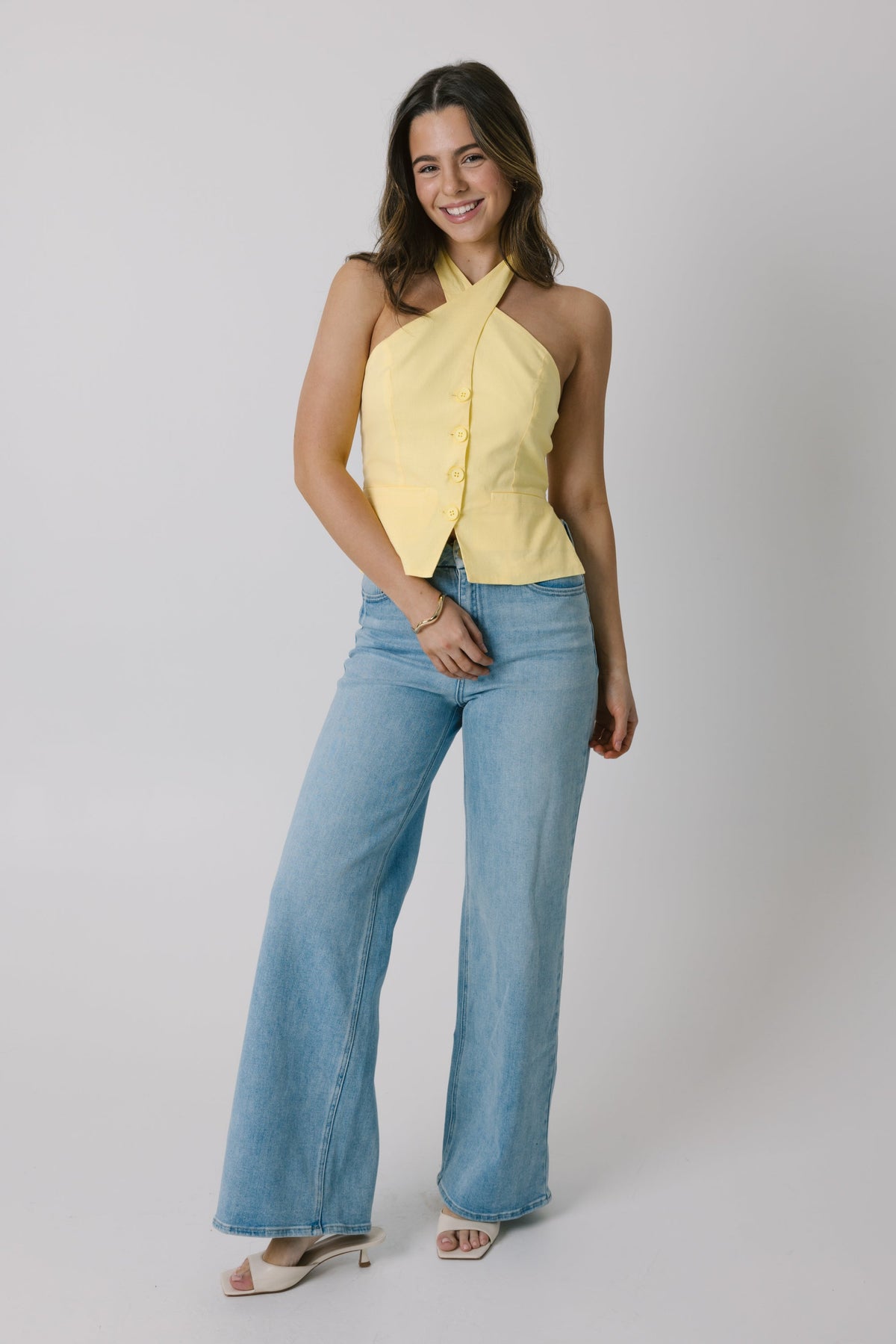 Into You Top in Yellow
