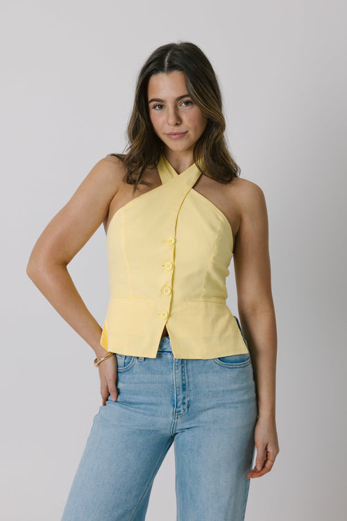 Into You Top in Yellow