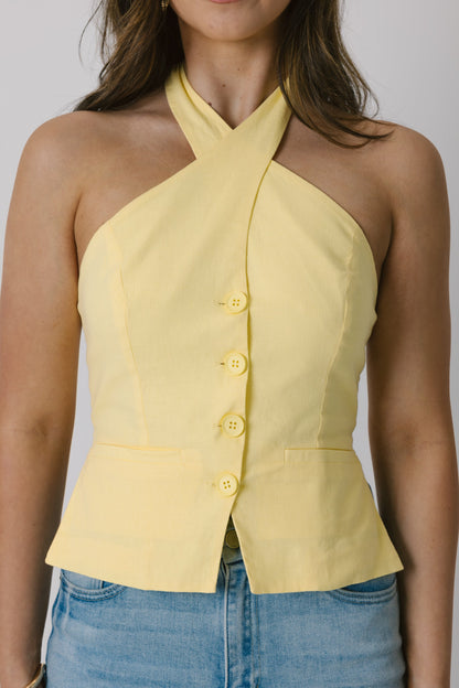 Into You Top in Yellow