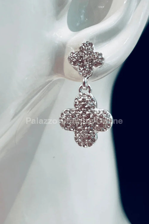 Alma Rose Earrings (Silver)