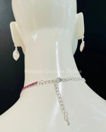 Amatista Drops Necklace Set
