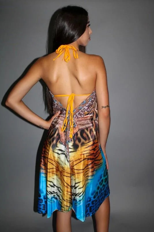 Animal Sea Mini  Dress