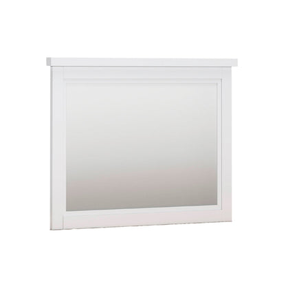 Front right view of Ashbryn White Mirror