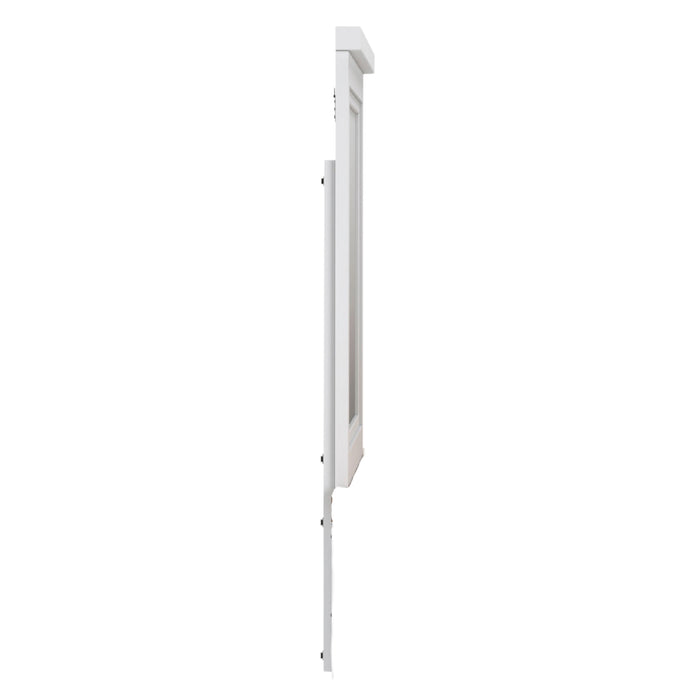Side view of Ashbryn White Mirror