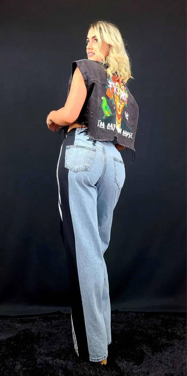 Athleisure Fusion Jeans (Black)