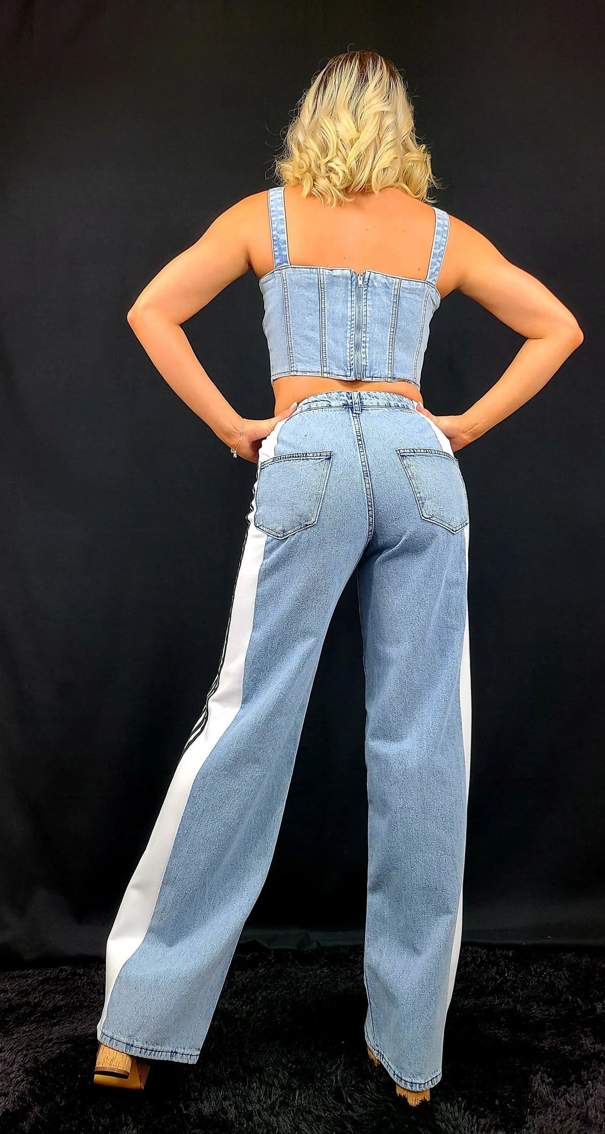 Athleisure Fusion Jeans (White)