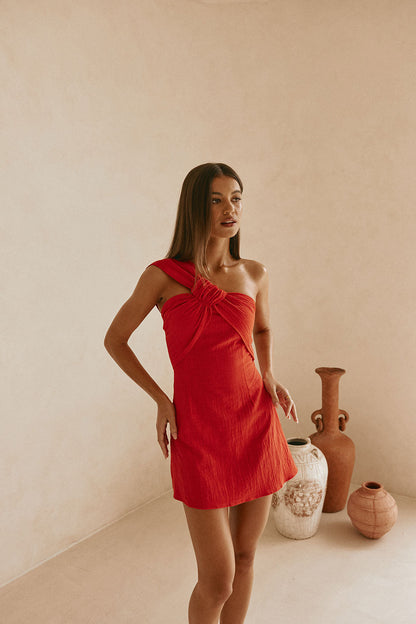 SAMPLE-Dimmi Dress - Red