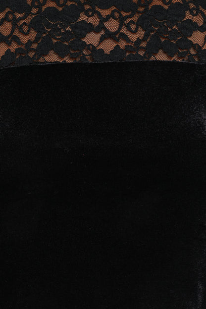 Caitlin Top - Black Velvet