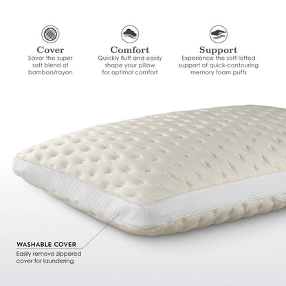 Fabrictech Bamboo Firm Pillow - QK1021296_PURE_IS1_OL