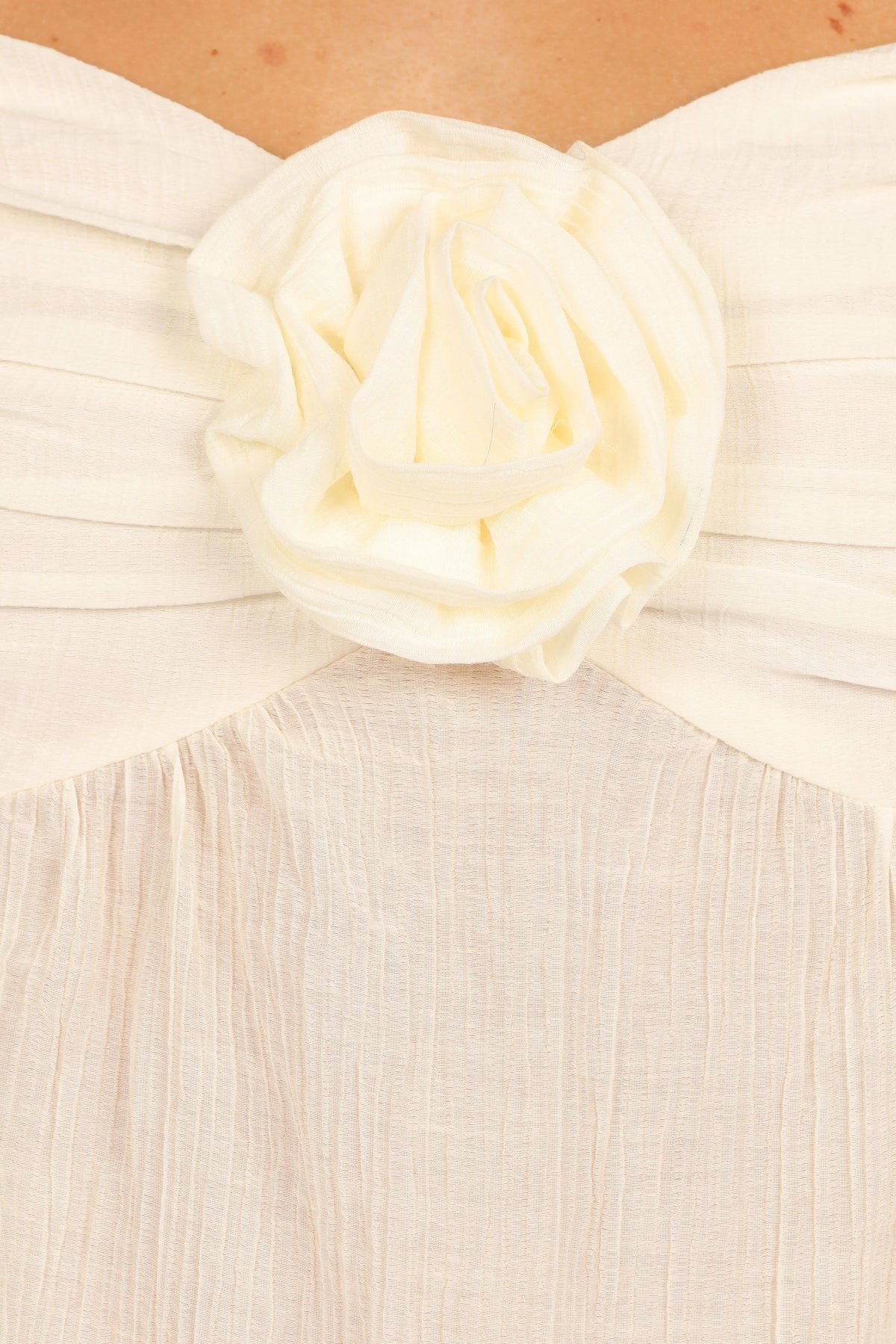 Emerson Rosette Top - Ivory