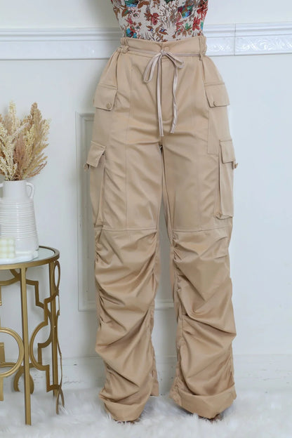 Beige Wide Leg Pants – Home On The Range High‑Waisted Style