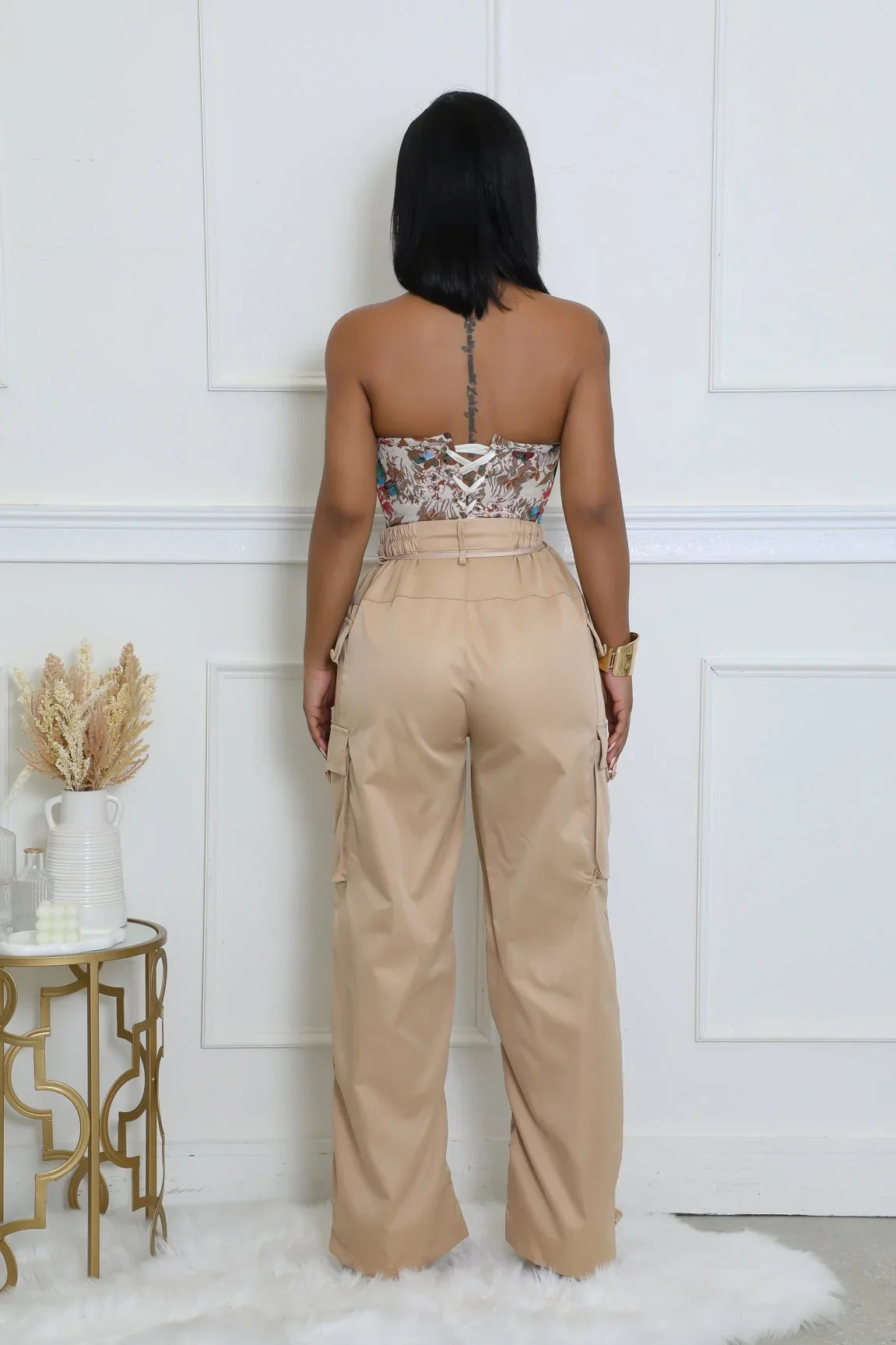 Beige Wide Leg Pants – Home On The Range High‑Waisted Style