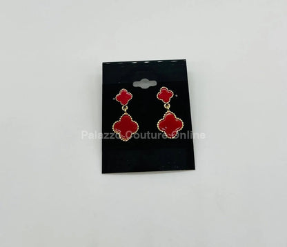 Believe me Earrings (Red)