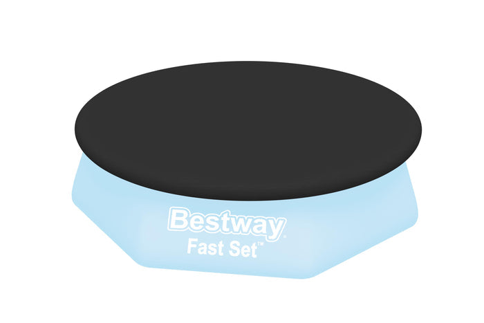 Bestway Fast Set Round Pool Cover for 8' Inflatable Ring Above Ground Pools