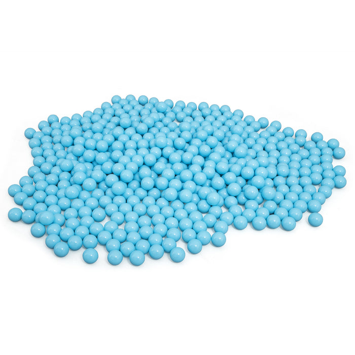 Bestway Jumbo 2.3" Light Blue Ball Pit Balls for Toddlers (250 Pack), BPA Free Crush Proof Plastic, Reusable Zipper Storage Bag