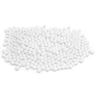Bestway Jumbo 2.3" White Ball Pit Balls for Toddlers (250 Pack), BPA Free Crush Proof Plastic, Reusable Zipper Storage Bag