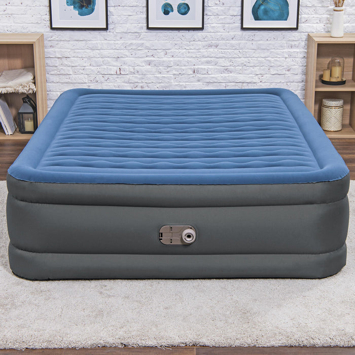 Bestway Tough Guard Air Mattress Queen 18" with Built-in AC Pump