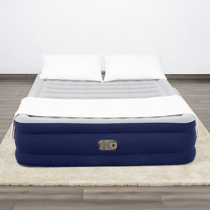 Bestway Tritech Air Mattress Queen 15" with Built-in AC Pump Included