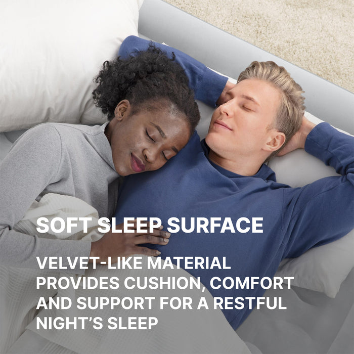 Bestway Tritech Air Mattress Queen 15" with Built-in AC Pump Included