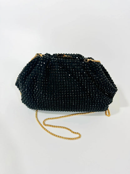 Black Beaded Clutch – Luxe Evening Statemen
