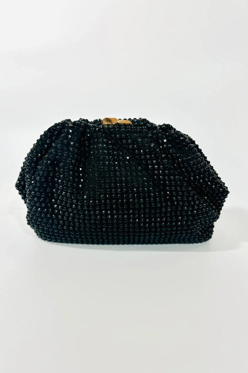 Black Beaded Clutch – Luxe Evening Statemen
