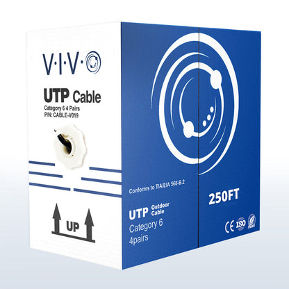 250ft Cat6 Outdoor Ethernet Cable
