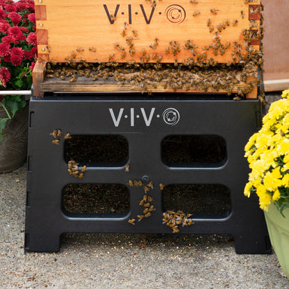 Black Durable Plastic Beehive Stand