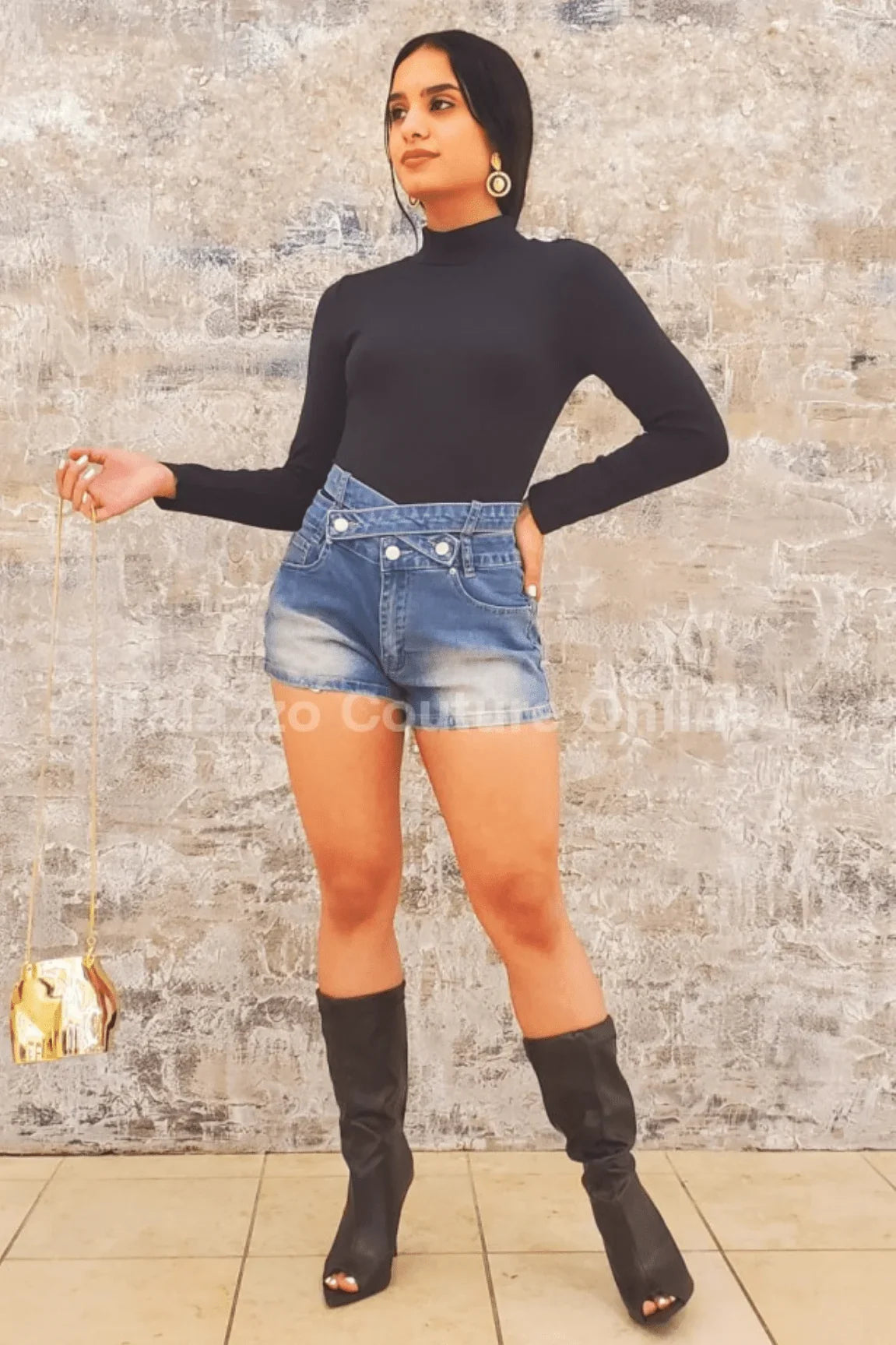 I’m Innocent Denim Shorts – Classic High-Rise Fit
