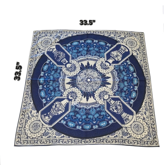 Blue Dynasty Silk Scarf  Limited Edition